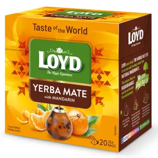 Yerba Mate Loyd Taste of The World o smaku mandarynki 20 torebek