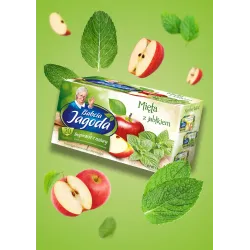 Babcia Jagoda Herbal Tea: Mint and Apple, 20 bags