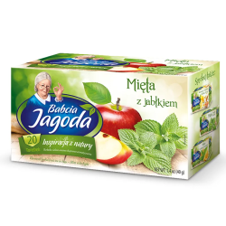 Babcia Jagoda Herbal Tea: Mint and Apple, 20 bags