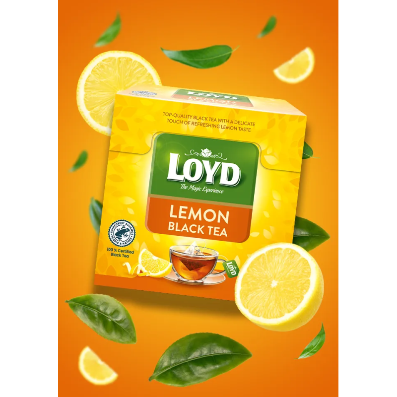 Herbata czarna Loyd Lemon Black Tea 20 torebek