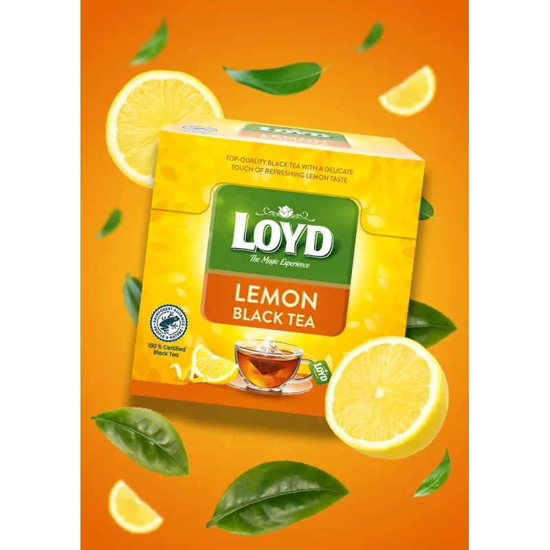 Loyd Lemon Black Tea, 20 tea bags