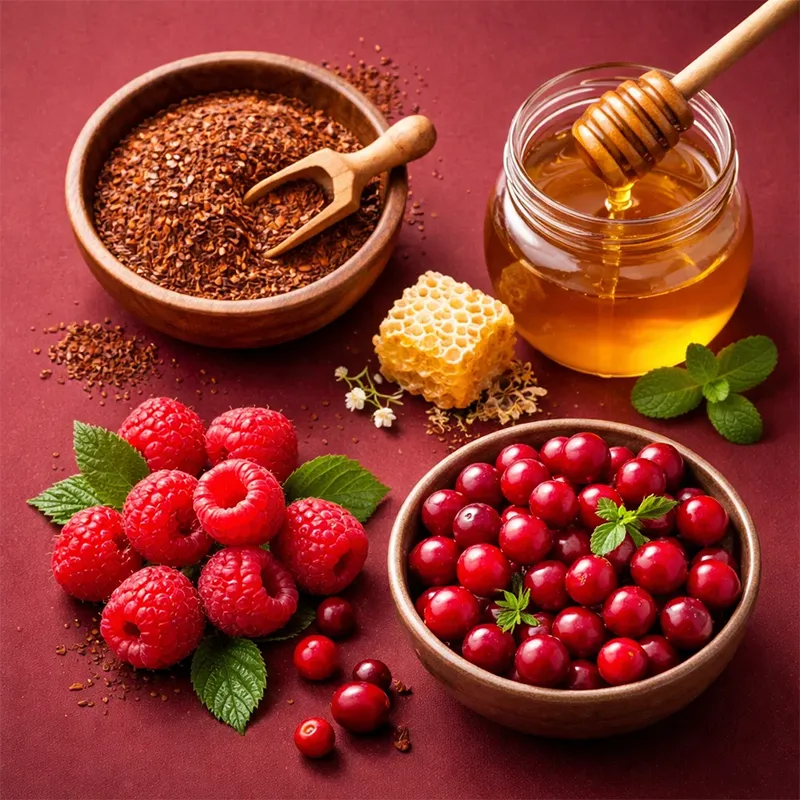Loyd Taste of The World Rooibos Tea with Manuka Honey, Raspberry and Cranberry Flavour, 20 bags