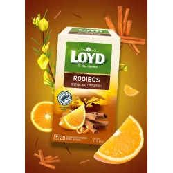 Herbatka Rooibos Loyd Pomarańcza i Cynamon 20 torebek