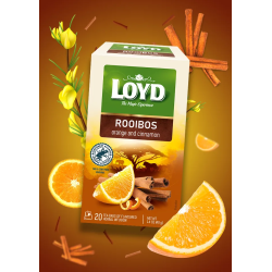 Loyd Rooibos Tea with Orange and Cinnamon, 20 bags