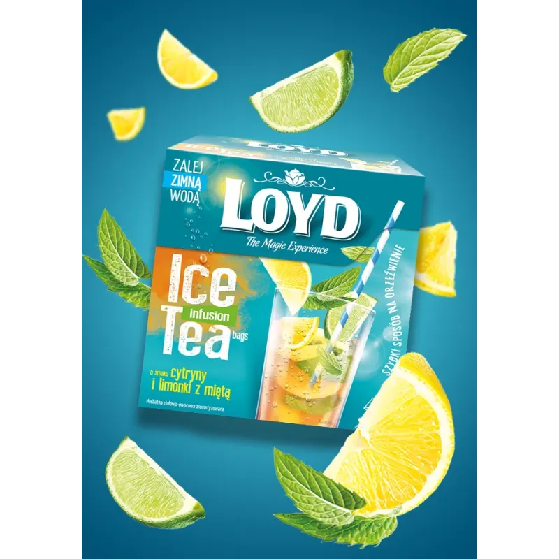 Ice Tea Loyd Cytryna, Limonka i Mięta 12 torebek