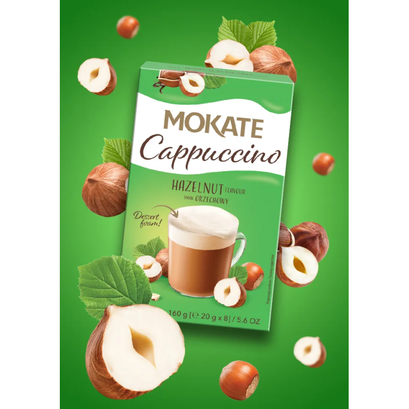 Mokate Hazelnut-flavoured Cappuccino 160 g