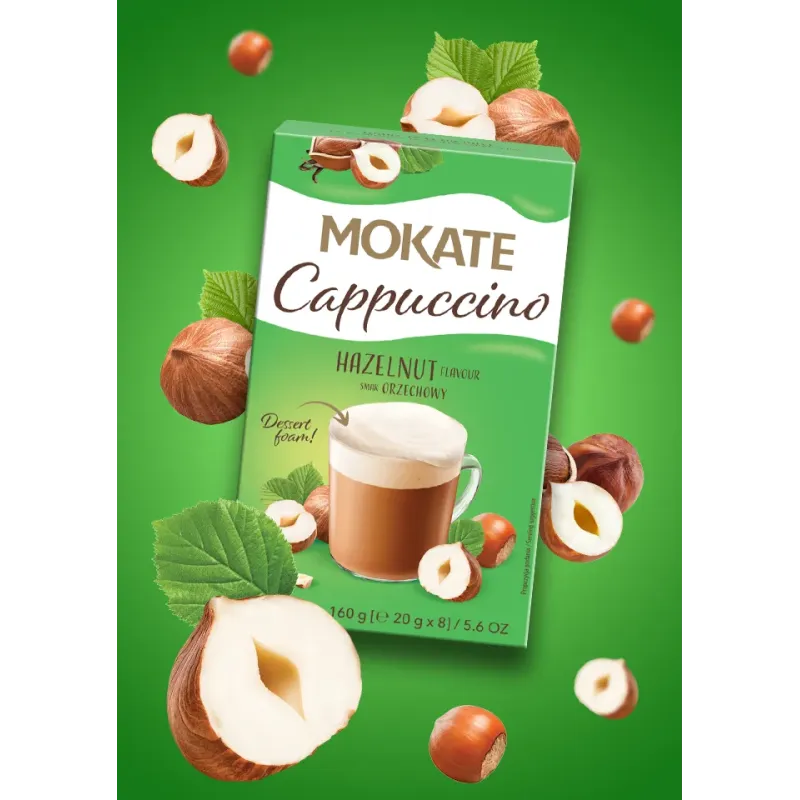 Mokate Hazelnut-flavoured Cappuccino 160 g