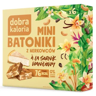 Mini Batoniki o smaku Sernika Waniliowego