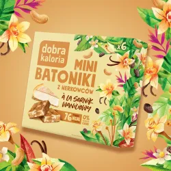 Mini Batoniki o smaku Sernika Waniliowego