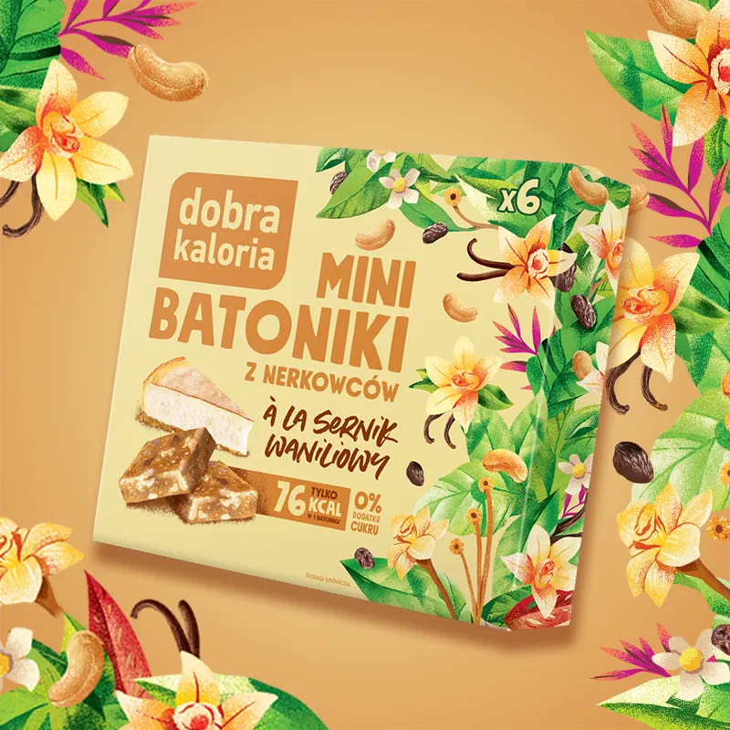Mini Batoniki o smaku Sernika Waniliowego