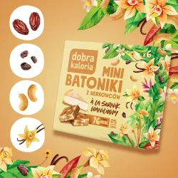 Mini bars with vanilla cheesecake flavour