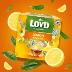 Loyd Lemon Black Tea, 50 tea bags