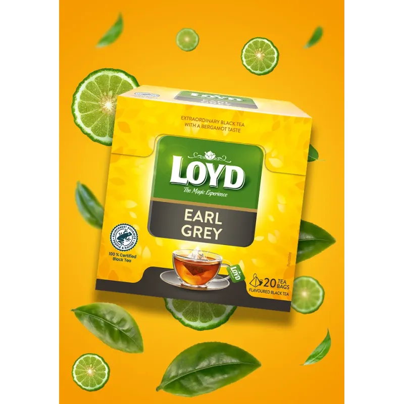 Loyd Earl Grey black tea, 20 bags