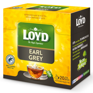 Loyd Earl Grey black tea, 20 bags