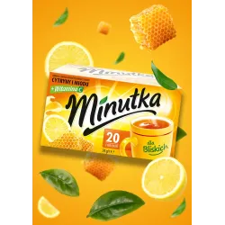Herbatka czarna Minutka z miodem i wit. C 20 torebek