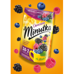 Minutka Fruit Tea with blackberries, blueberries and raspberries – 32 bags