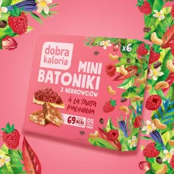 Mini Batoniki o smaku Tarty Malinowej