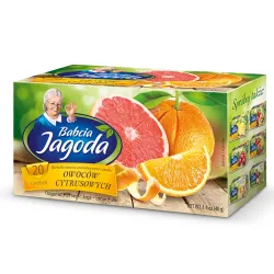 Herbatka owocowa Babcia Jagoda Owoce cytrusowe 20 torebek