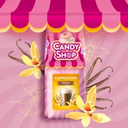 Vanilla-flavoured Cappuccino Candy Shop