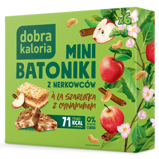 Mini apple pie and cinnamon-flavoured bars