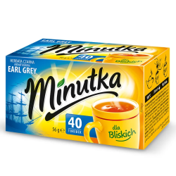 Herbata czarna Minutka Earl Grey 40 torebek