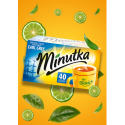 Herbata czarna Minutka Earl Grey 40 torebek