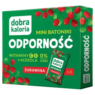 Dobra Kaloria Mini Bars – Immunity Bars with Cranberry, Acerola and Vitamins C+E