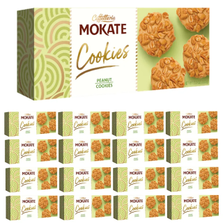 Zestaw Hurtowy Ciasteczka Mokate z Orzechami Arachidowymi 150g  16 sztuk