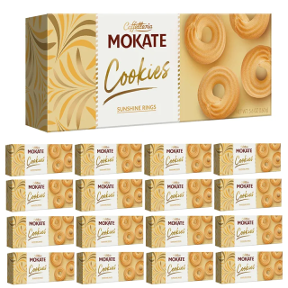 Zestaw Hurtowy Ciasteczka Mokate Sunshine Rings 150g  16 sztuk