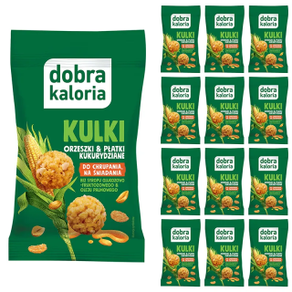 Dobra Kaloria Zestaw Kulek Śniadaniowych Kukurydzianych 12 sztuk