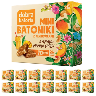 Dobra Kaloria Zestaw Mini Batoników Mango 14 sztuk