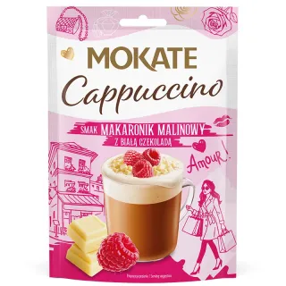 Cappuccino Mokate o smaku Makaronika Malinowego z Białą Czekoladą 25g