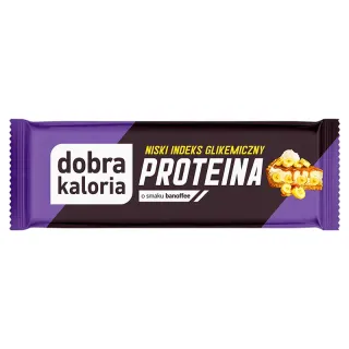 Naturalny Baton Proteinowy IG MCT Lemon Banoffee Bez Cukru Dobra Kaloria