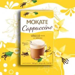 Cappuccino Mokate o smaku Waniliowym 160 g Kartonik
