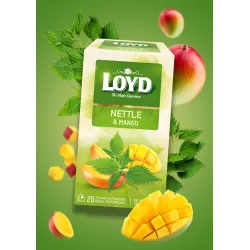 Loyd Mango-flavoured Nettle Fruit and Herbal Tea, 20 bags