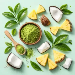 Herbata zielona Loyd Taste of The World o smaku Kokosa i Ananasa z herbatą zieloną Matcha 20 Torebek
