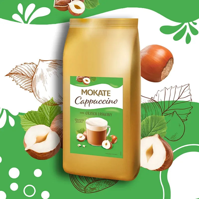 Mokate Hazelnut Cappuccino Mega Pack 800g