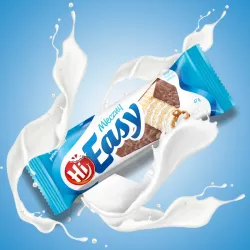 Wafelki HI EASY o smaku mlecznym