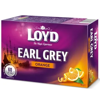 Loyd Earl Grey Orange Black Tea, 60 bags