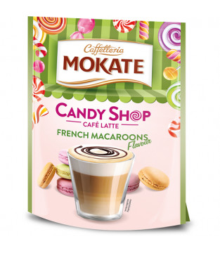 Cappuccino Mokate Candy Shop o smaku francuskich makarowników 110 g