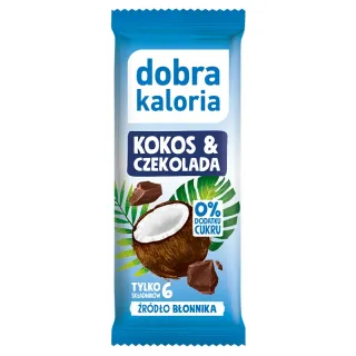 Baton kokos & czekolada 33g Dobra Kaloria