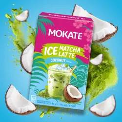 Ice Matcha Latte Coconut Mokate napój matcha kokosowy 6 saszetek