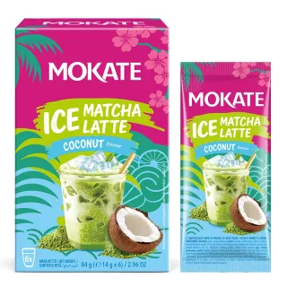 Ice Matcha Latte Coconut Mokate napój matcha kokosowy 6 saszetek