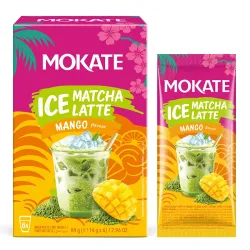 Ice Matcha Latte Mango Mokate napój matcha 6 saszetek