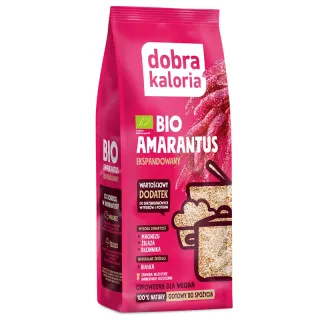 Organic puffed amaranth