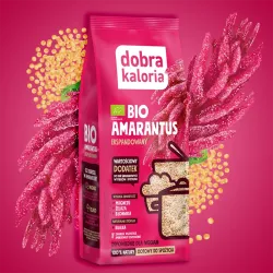 Organic puffed amaranth
