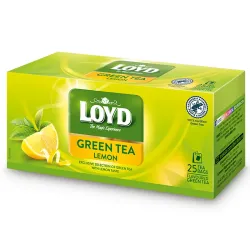 Loyd Lemon-Flavoured Green Tea, 25 bags