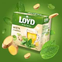 Herbatka ziołowa Loyd Mięta z imbirem 20 torebek