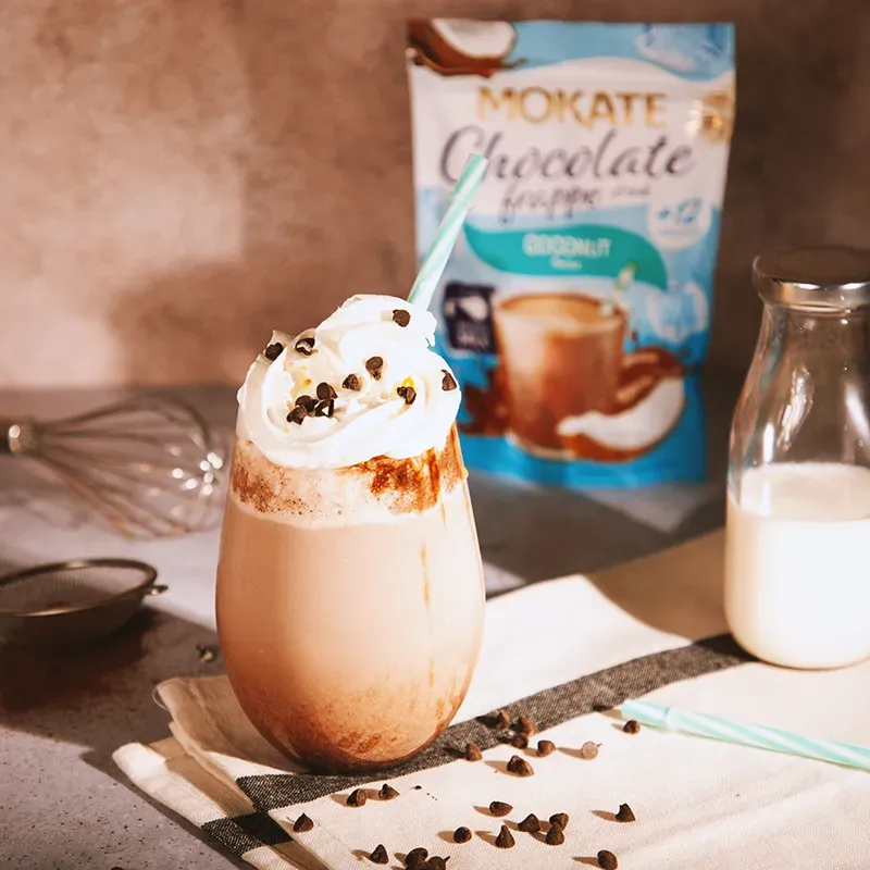 Mokate Chocolate Frappe Drink Kokos