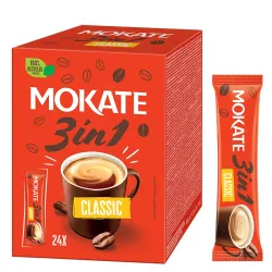 Napój kawowy Mokate 3w1 Classic BOX 24 saszetki